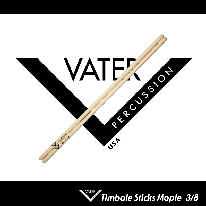 [★드럼채널★] Vater TImbale Stick Maple 3/8   /VMT3/8/팀발스틱/팀발레스스틱